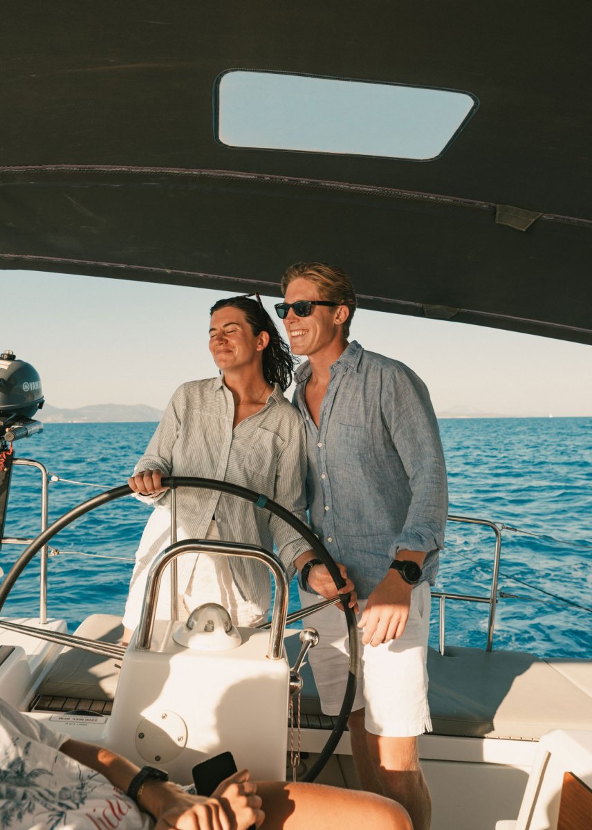 Sailing through Greek islands, all-inclusive experience