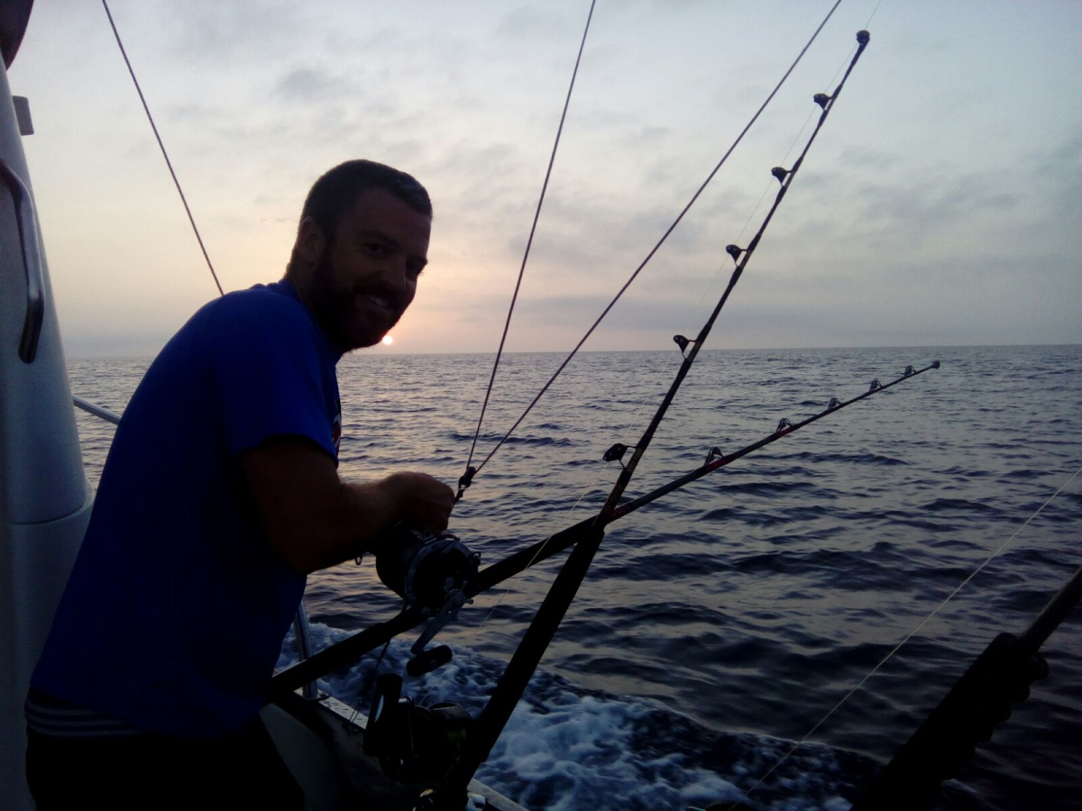 pescar con caña bizkaia