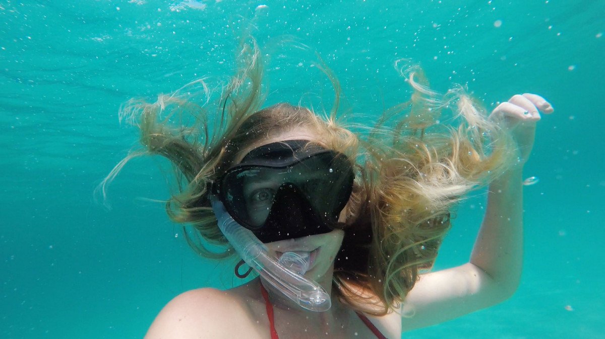 Sailing along Ibiza's coast