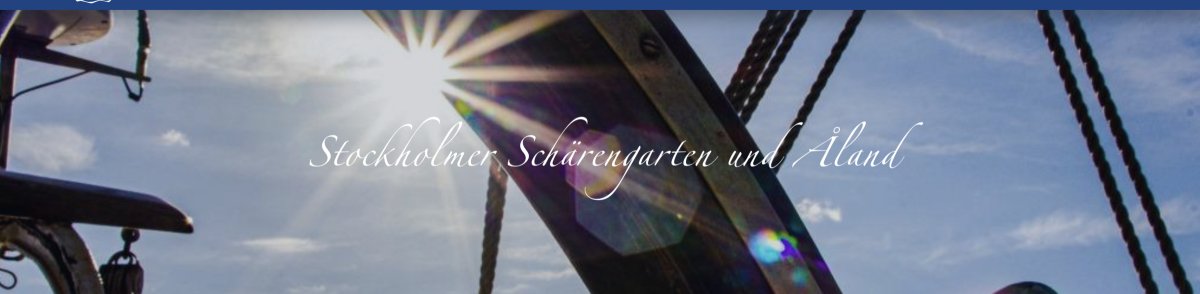 Tourboot im Stockholmer Schärengarten