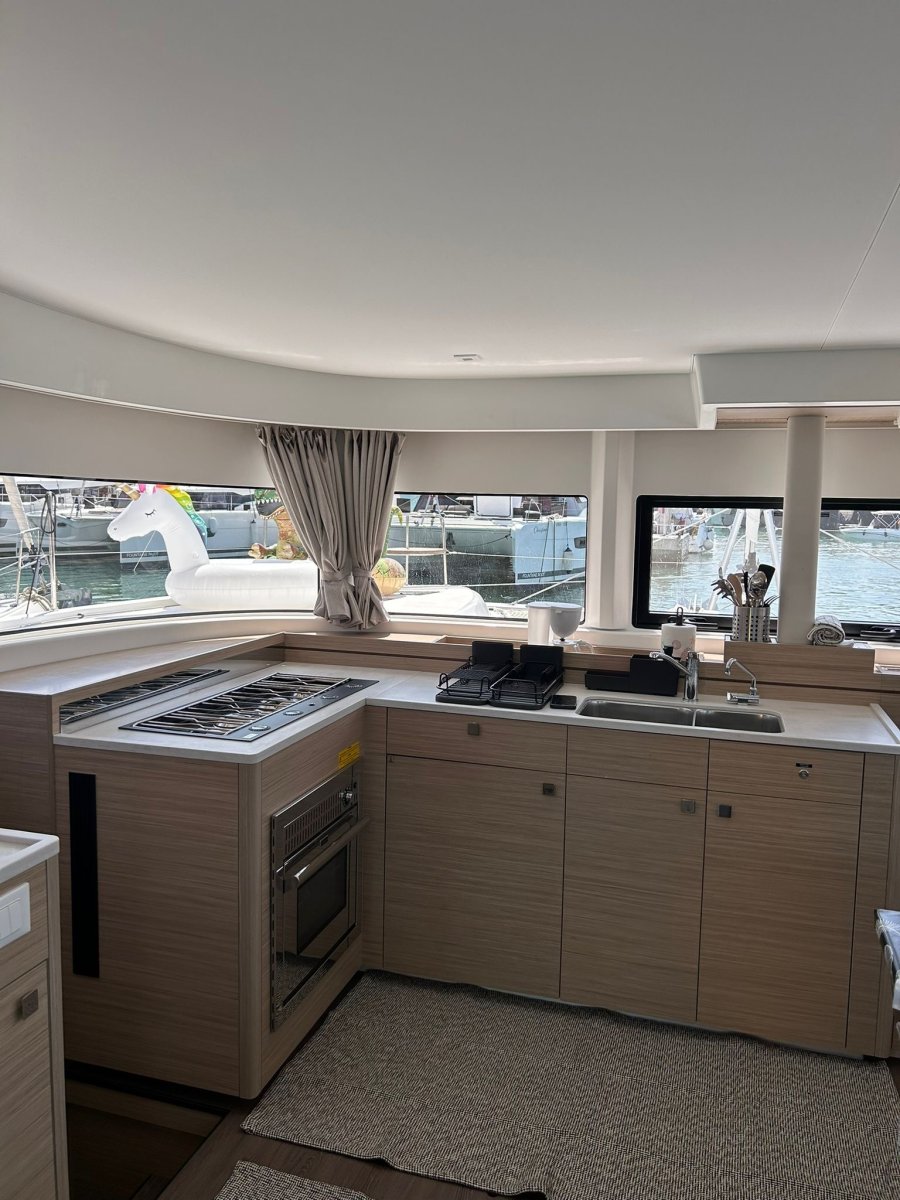 Luxury boats sailing in the Mediterranean