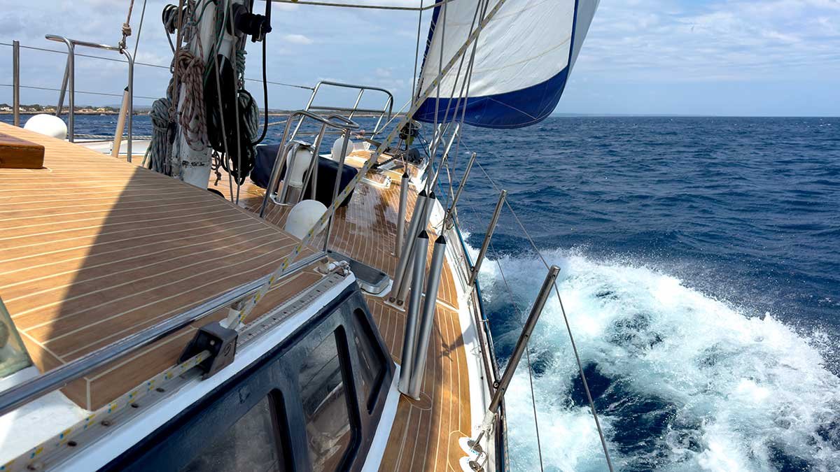 Enjoy panoramic views in the Mediterranean sea