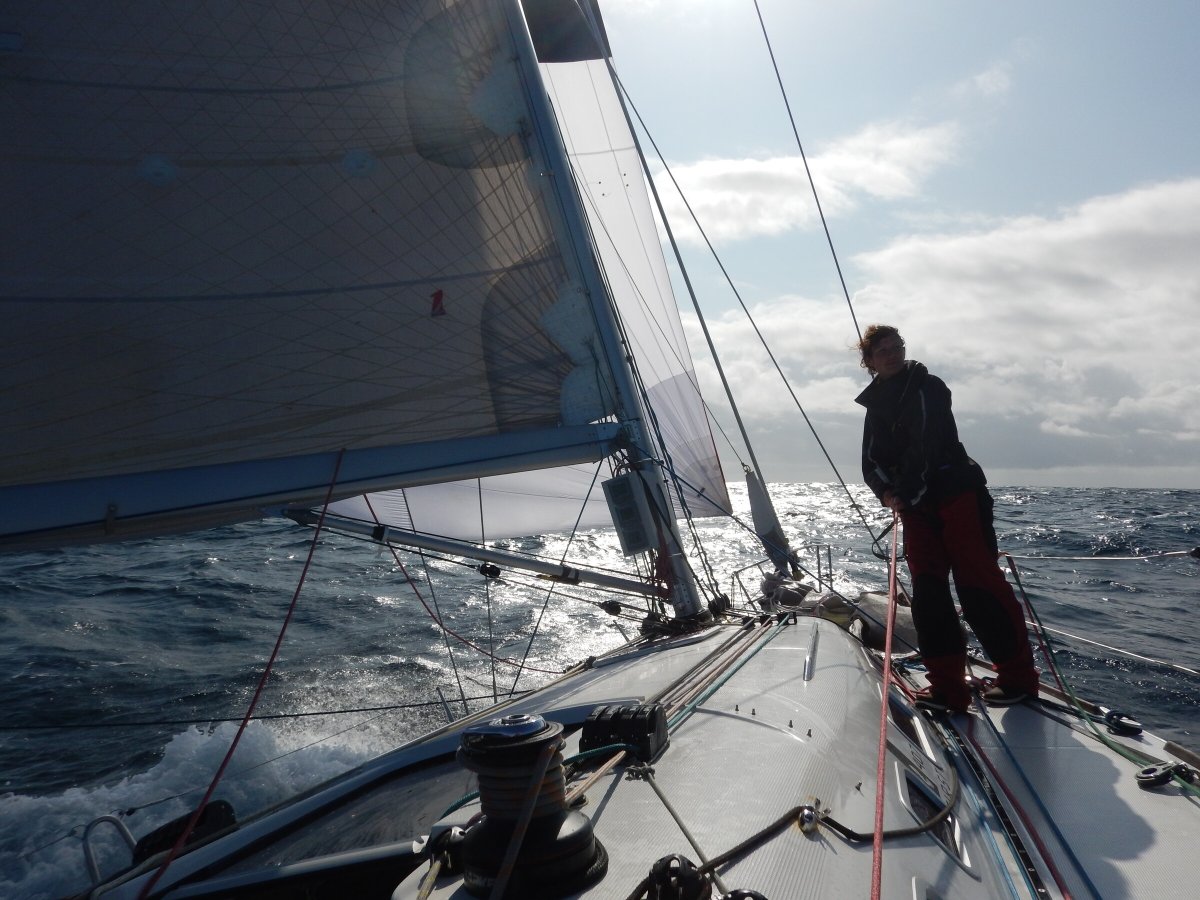 Il paesaggio marino durante la regata Rolex Fastnet