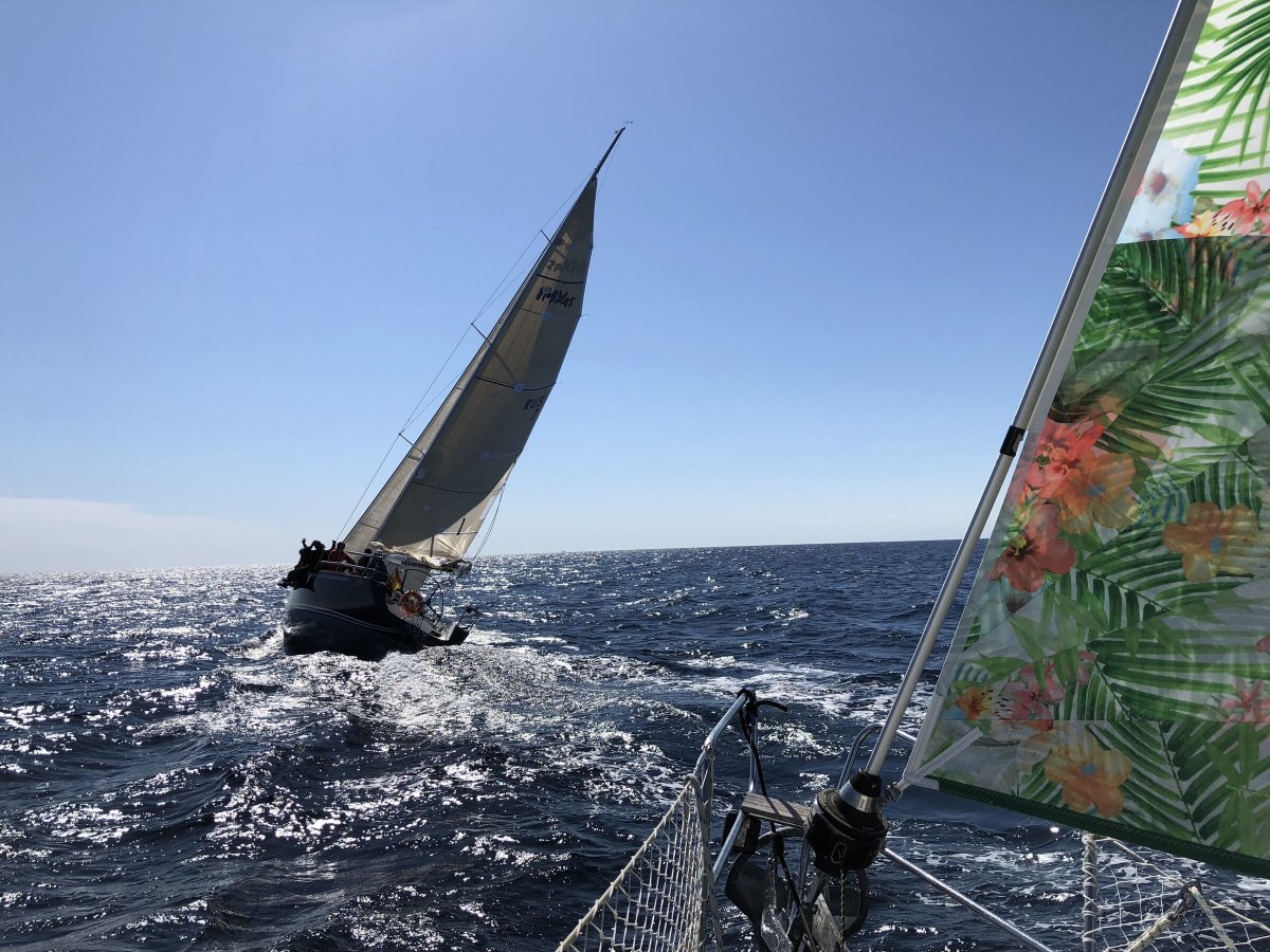 Regata de 100 millas entre islas, navegando entre Menorca y Mallorca