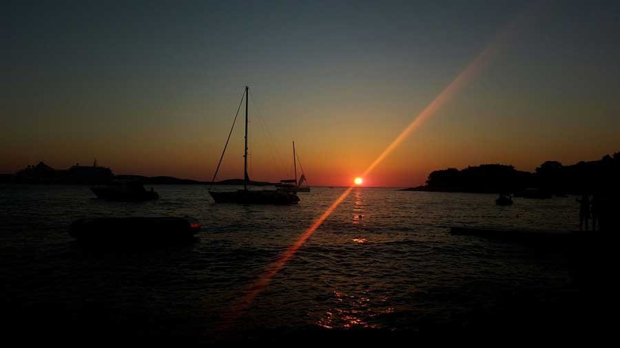 route in flotilla coast of croatia