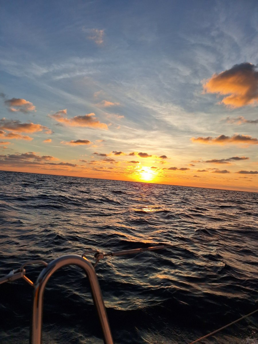 Sailboat navigation course aboard a yacht