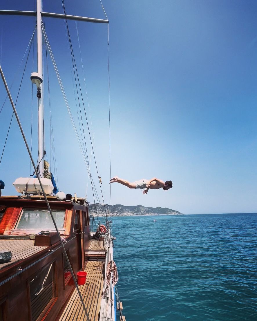 Segeln in Menorca auf einer klassischen Schooner mit eigenem Seele