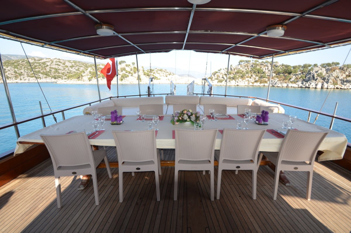 Gulet vacation from Fethiye-Kekova-Fethiye with full board