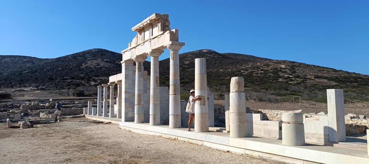 Barcos de vela en el mar Egeo