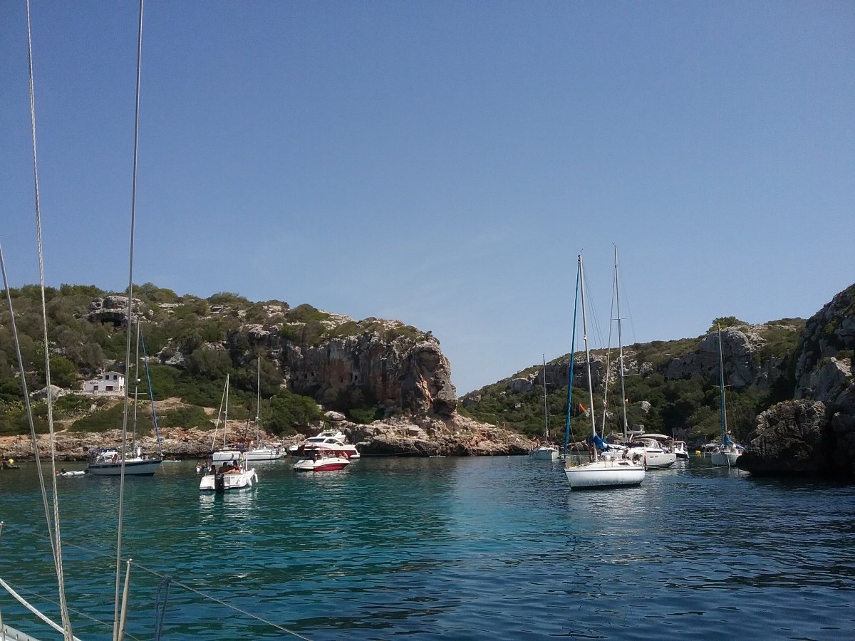 viajes en velero a menorca 