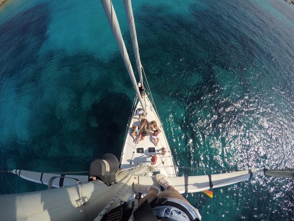Spaziergang durch die Straßen der Insel Capraia