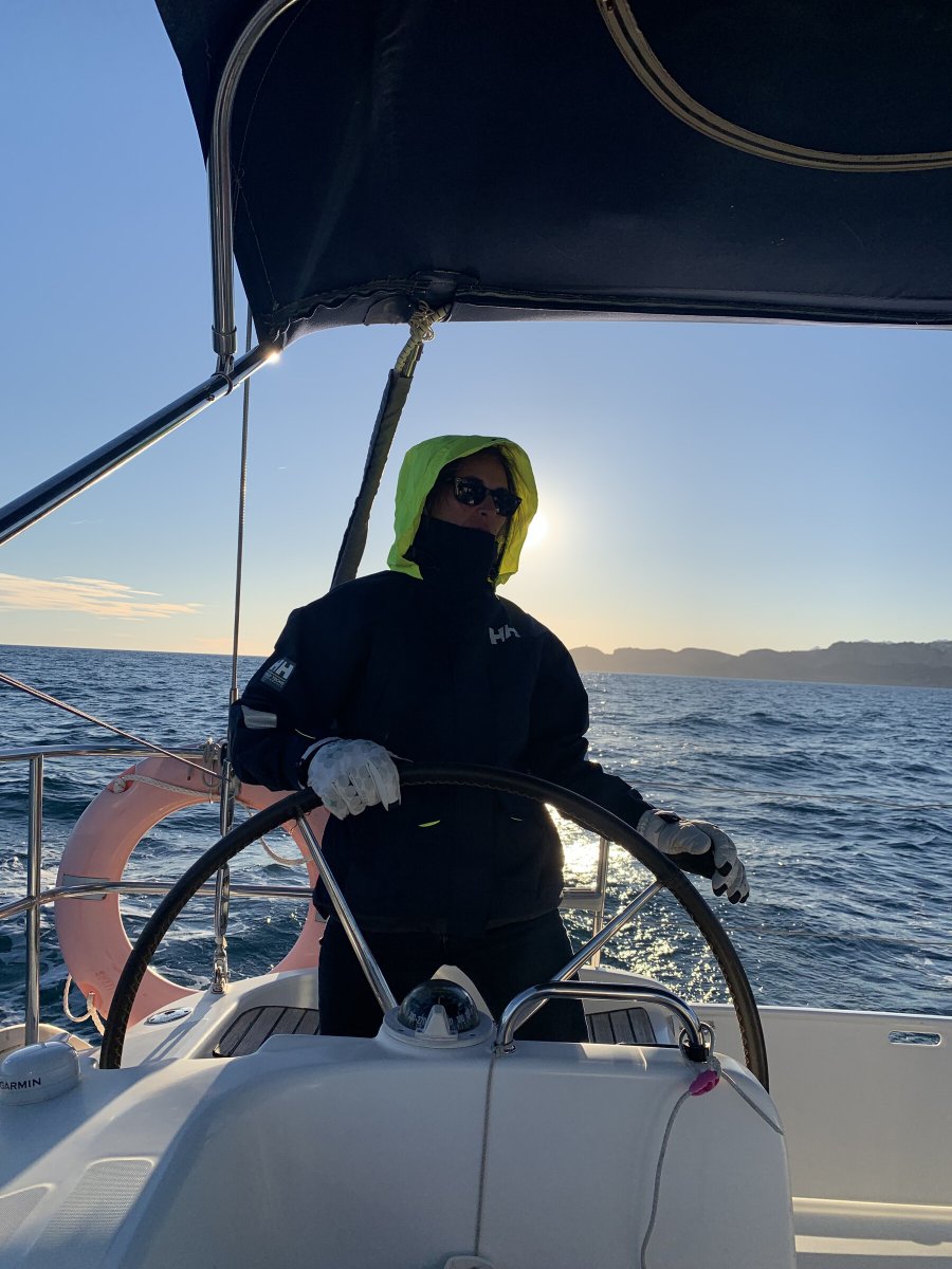 Relaxing at sea in Denia