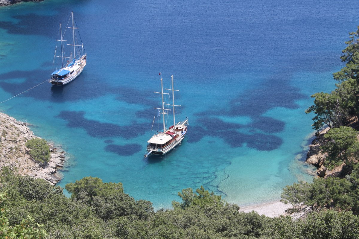 Sailing the Turkish coasts on a traditional gulet.