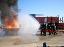 Reduziertes Auffrischungskurs für Feuerwehr in Manresa