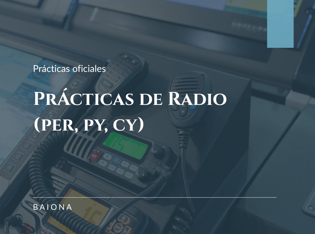 Sailboat navigation practice in Baiona with PER Radio training