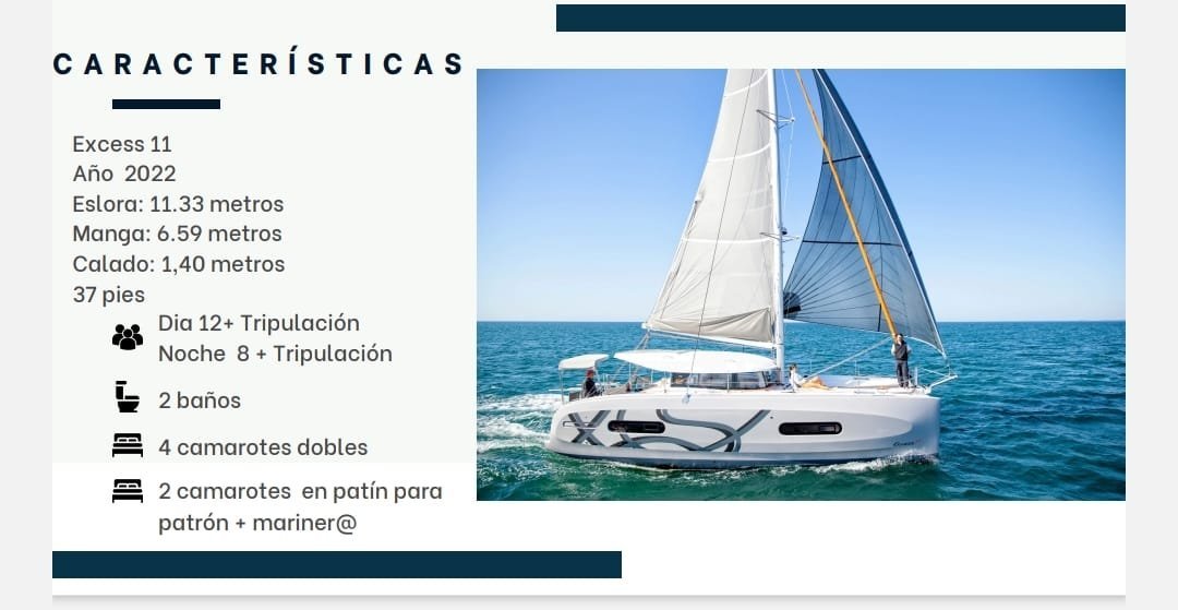 Prácticas Capitán de Yate con catamarán en Valencia