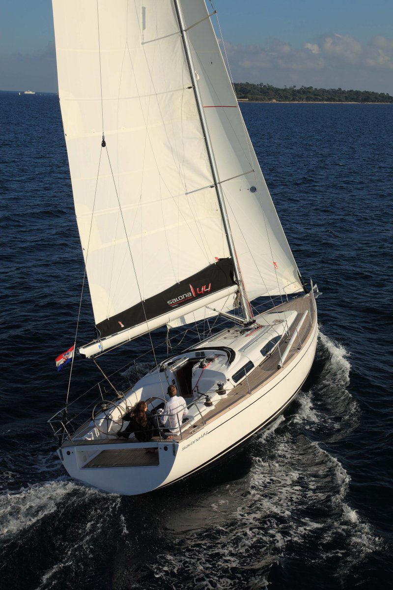 Navigation course at sea