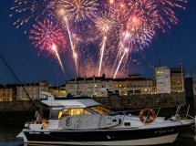 Experience Begoña's fireworks from the sea