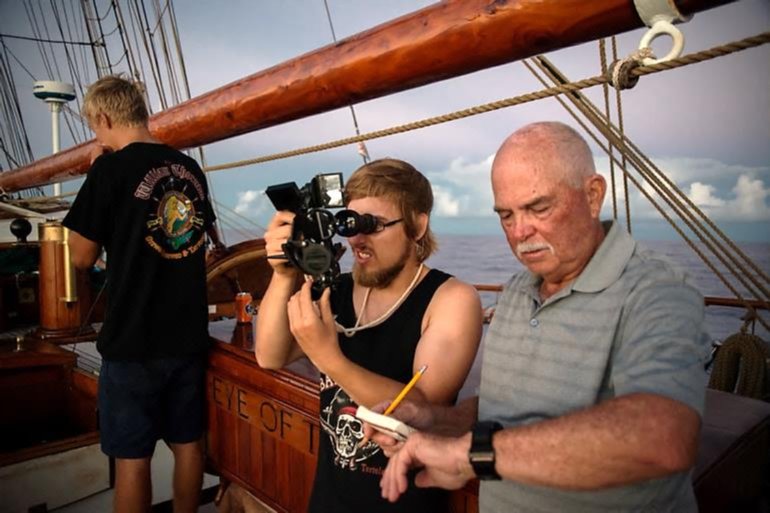 Curso de navegación por el estrecho de Fehmarn y las islas de Dinamarca.