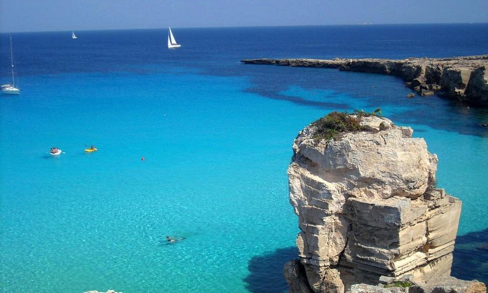 Boat trip across the sea from Sardinia to Sicily