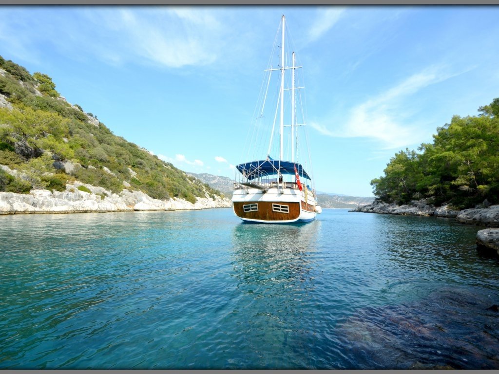 Luxuriöse Gulet-Kreuzfahrt von Fethiye zu den Buchten von Gocek