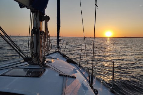 Travesía en velero por el río Guadiana