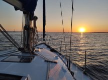 Segeltour auf dem Guadiana-Fluss