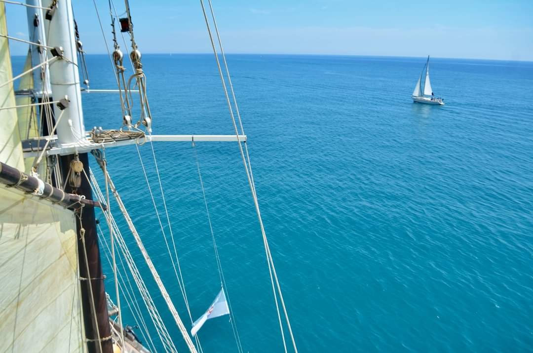 Klassische Segelfahrt an Bord eines Segelschiffs von Delfzijl nach Esbjerg