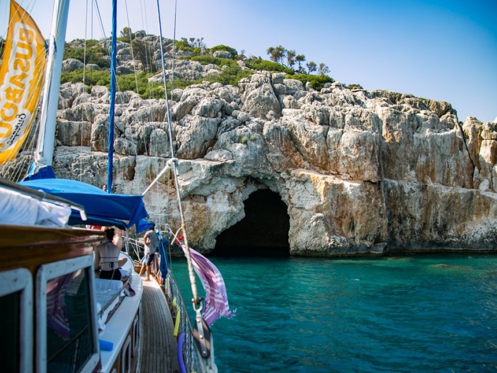 Enjoy Turkish food and sunshine on our two-week cruise from Fethiye to Kemer