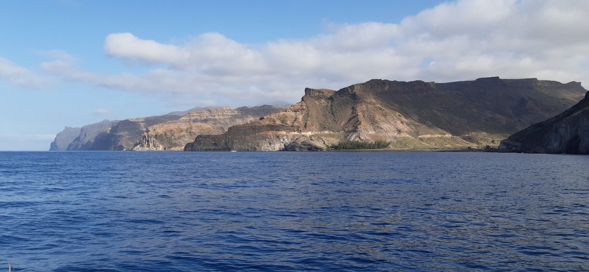 Sailing practice in the Canary Islands