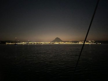 Night sailing in the Bay of Jávea. The Perseids from the sea
