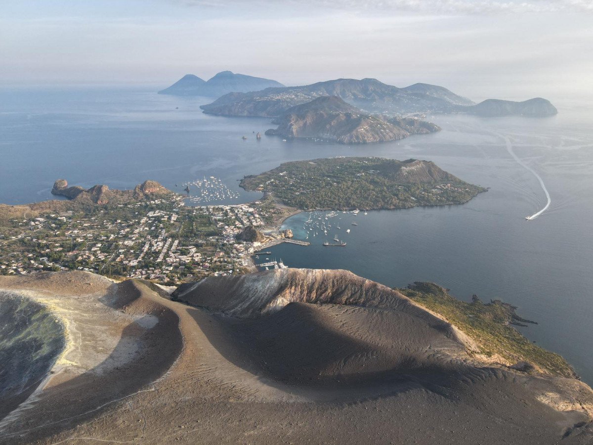 Enjoy the spectacular views of the Aeolian Islands from the sea