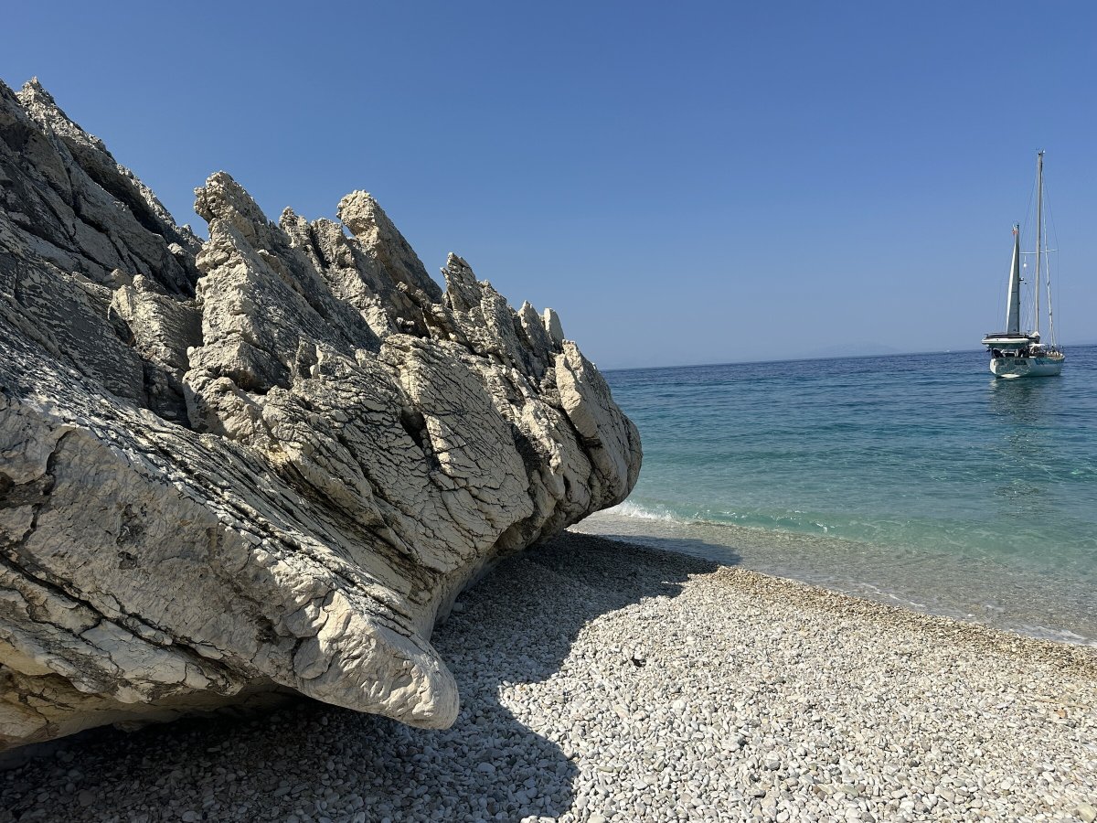 Discorsi le Isole Jonica in un viaggio in barca