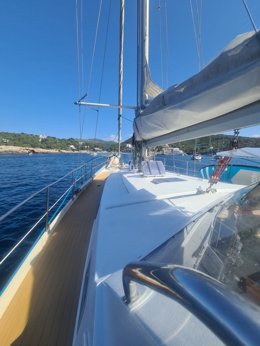 Vista aerea delle isole di Ibiza e Formentera