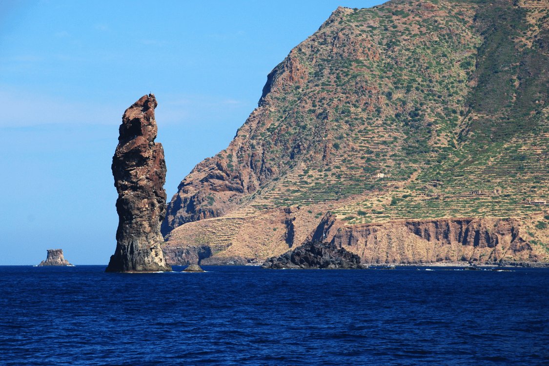 Catamaran ride in the Aeolian Islands with hostess
