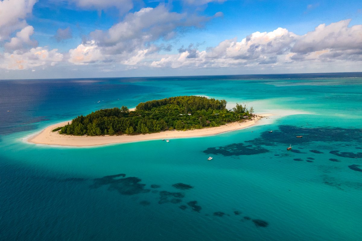 Vuelo panorámico en helicóptero sobre las islas de Zanzíbar y Pemba
