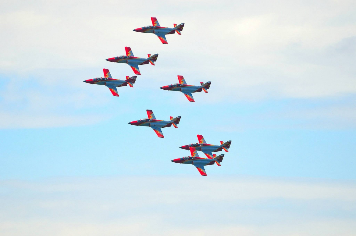 navegar en flotilla Patrulla Águila en Mar Menor 