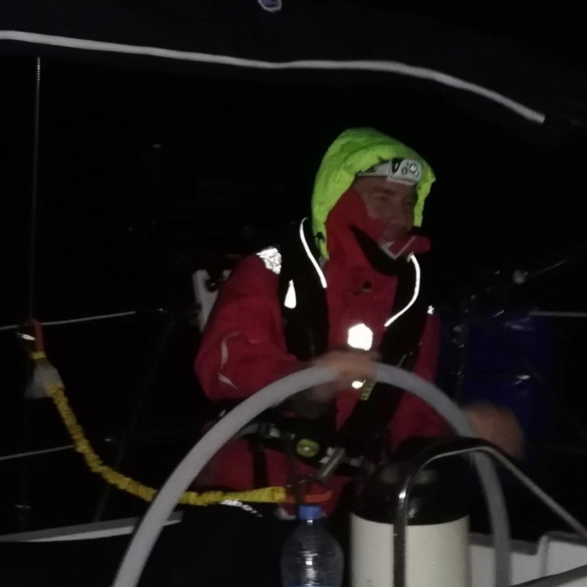 Learning to sail on a sailboat