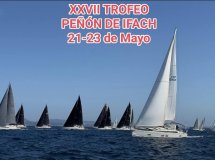 Wide view of the XXXV Trophy Peñón de Ifach regatta in Calpe