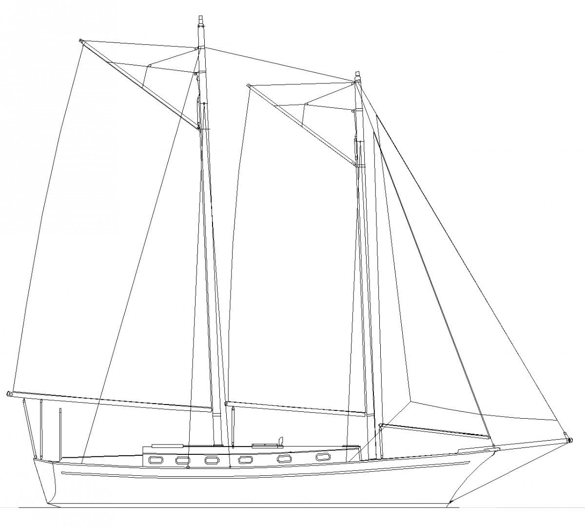 Velero - LHS - Goleta Clásica LH39