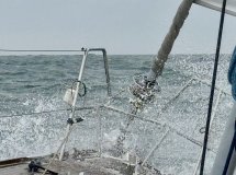 Salto en barco desde Bastia a Nápoles por el mar Tirreno