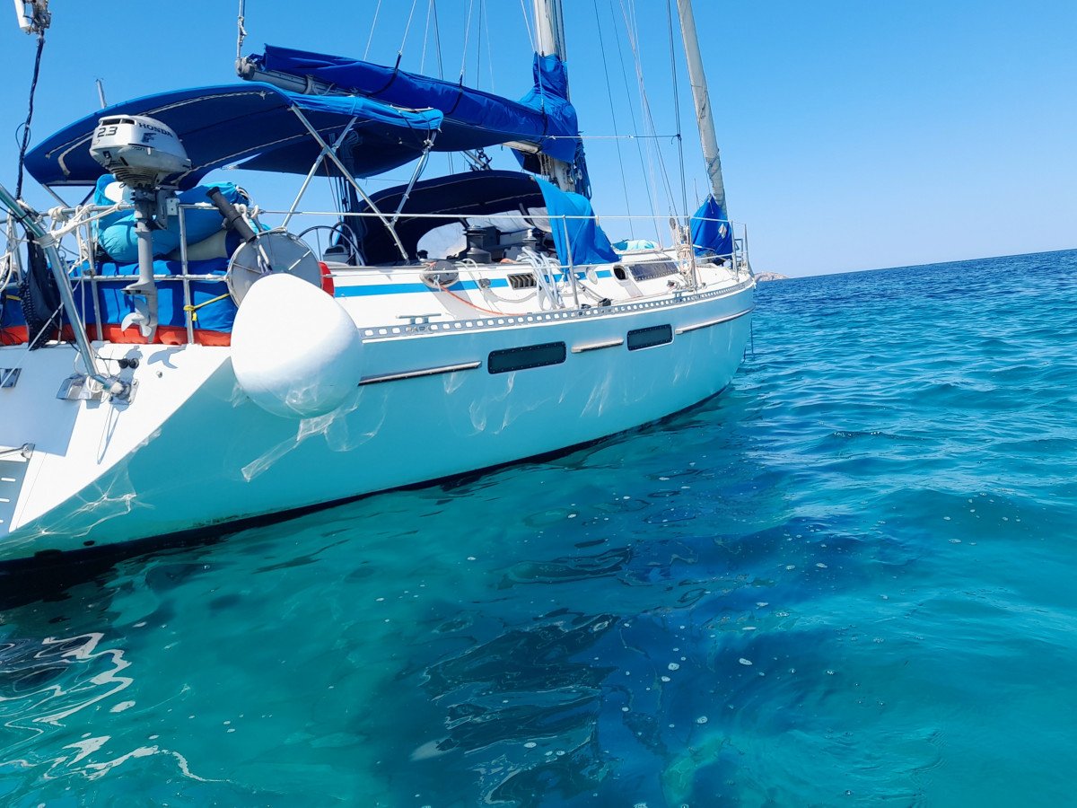 Vela e ancoraggio a Ibiza