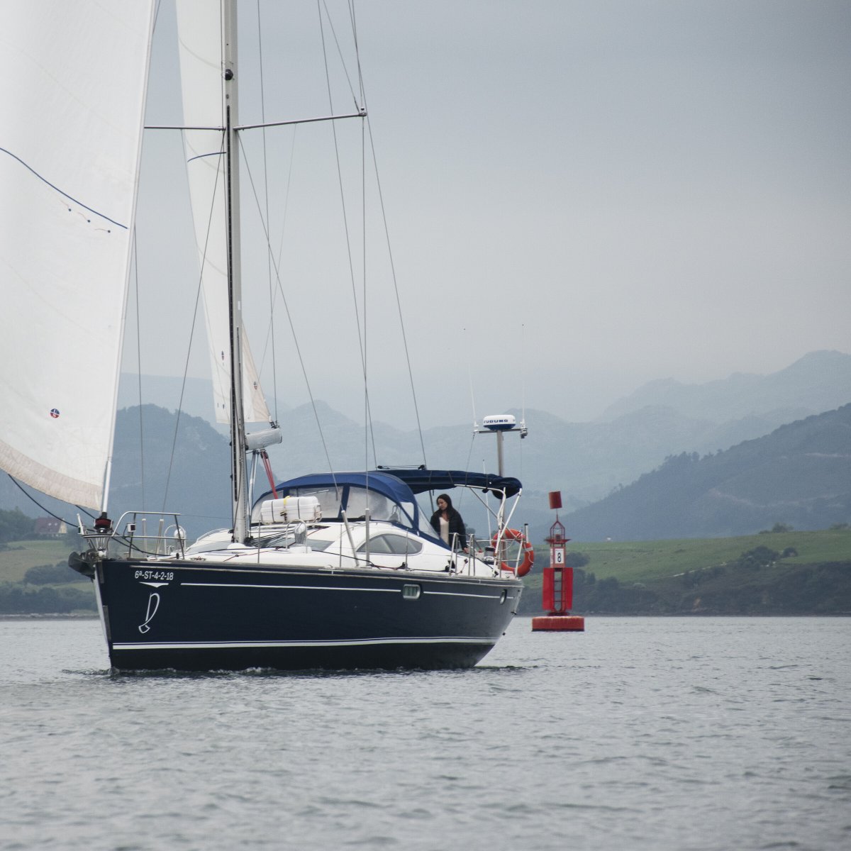 Segeln lernen auf einem Segelboot