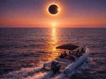 Experience the solar eclipse from the sea in southern Mallorca