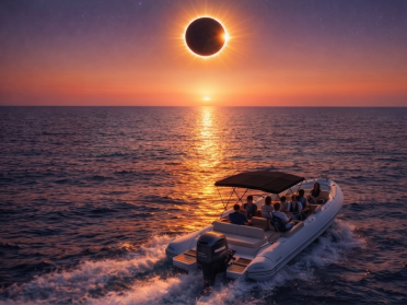 Experience the solar eclipse from the sea in the south of Mallorca