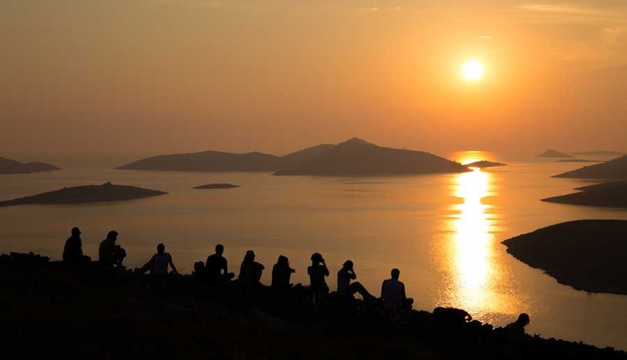 navegacion a vela costa de Croacia