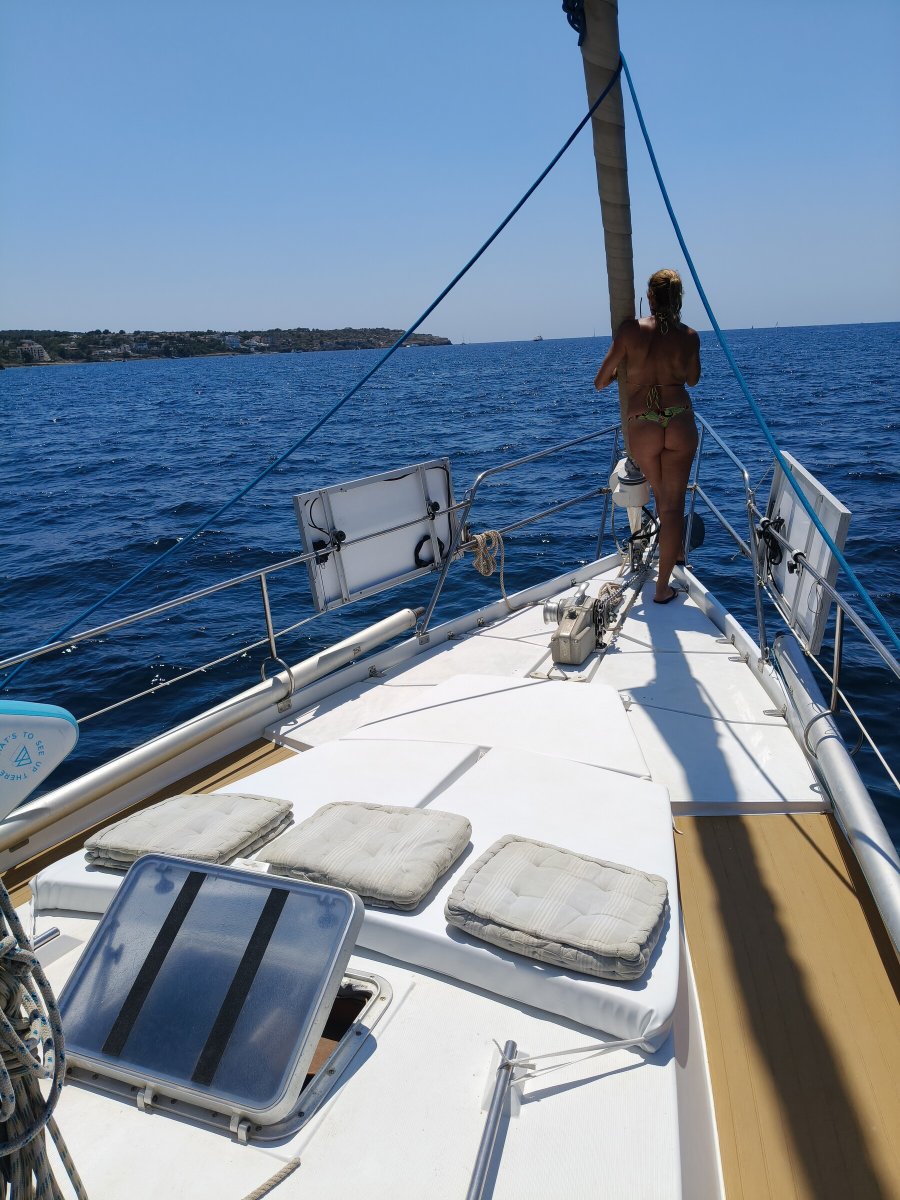 Professionelle Köchin auf Yacht
