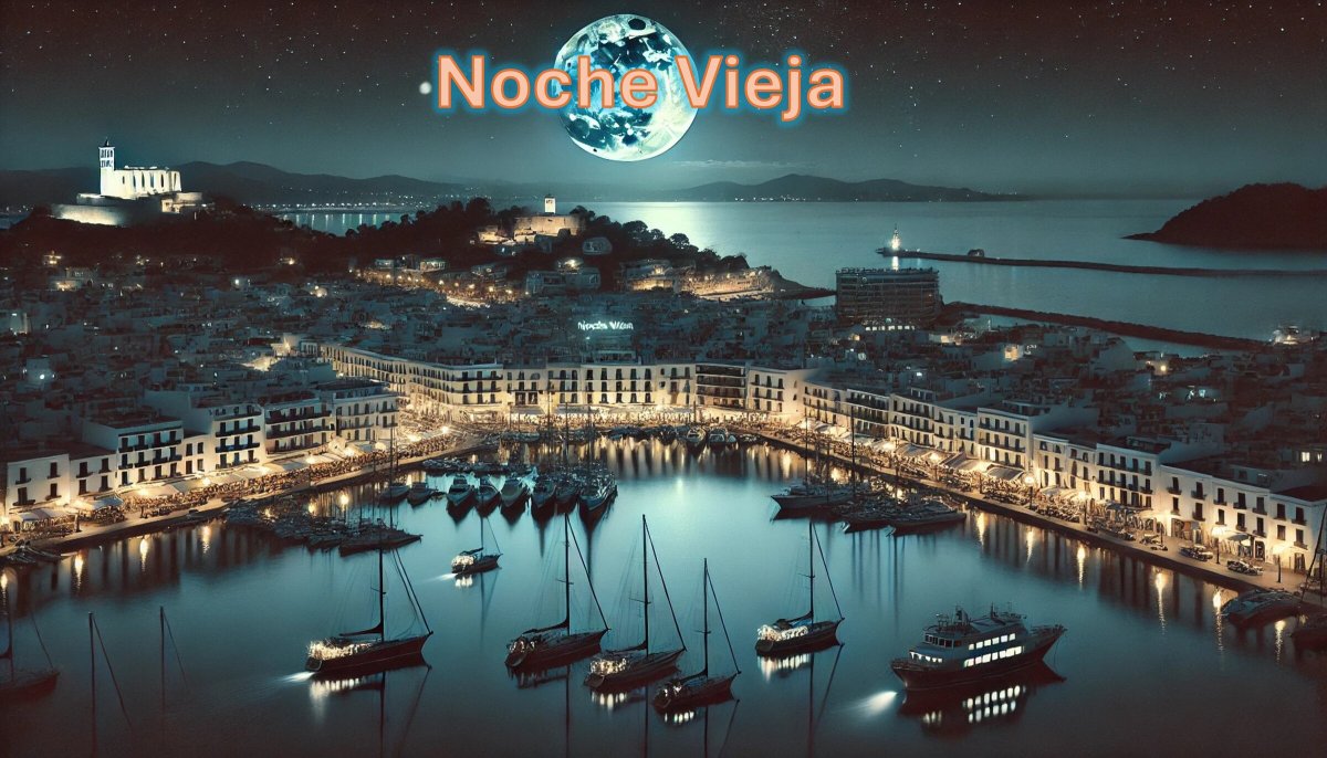 Nochevieja en velero por Ibiza con cena, cotillón y pensión completa