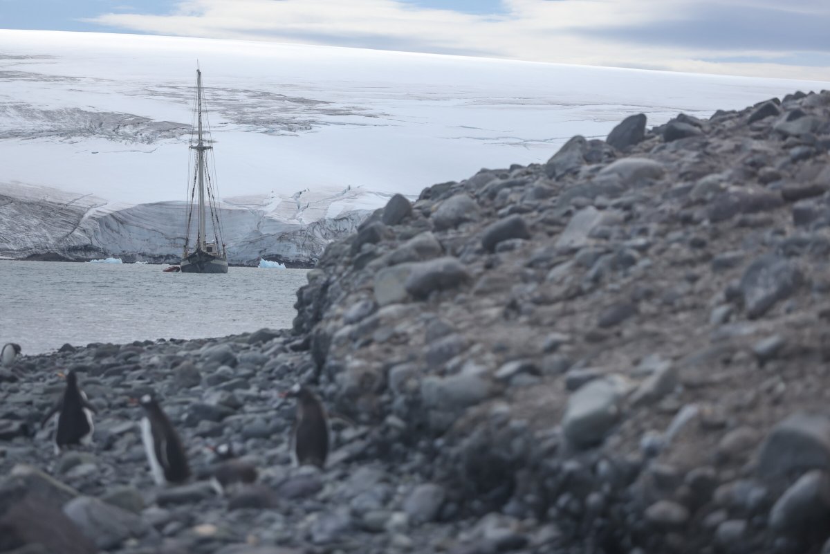 Navigation zum Südpol, Antarktis-Expedition in den tiefen Gewässern