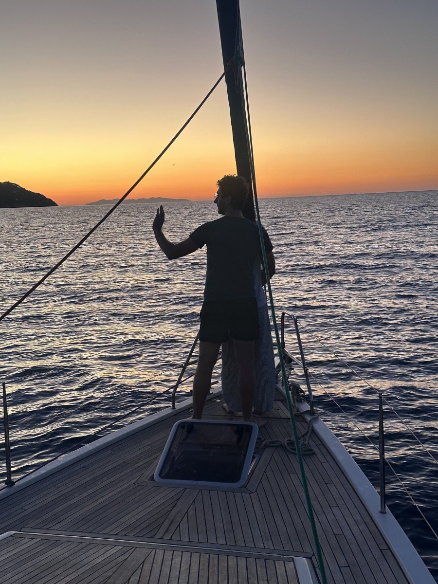 Segeln-Erfahrung auf einem Segelboot von Elba